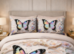 Dreamy Butterfly 7D Digital Printed Cotton 310 TC Queen size Bedsheet set |by Home Collective - Image 3