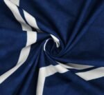 Blue leaf Pattern Cotton Elastic Fitted Bedsheet & Pillow cover set |by Home Collective - Image 2